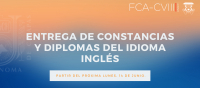 Entrega de Constancias y Diplomas del idioma Inglés