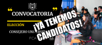 ¡YA TENEMOS CANDIDATOS!