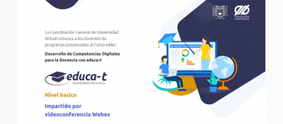 Curso taller: Desarrollo de Competencias Digitales para la Docencia con Educa-T