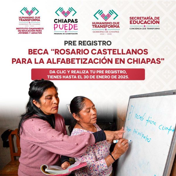 REGISTRO AL PROGRAMA ¡CHIAPAS PUEDE!