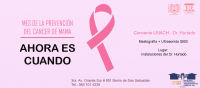 Mes de la Prevención del Cáncer de Mama.