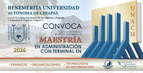 Convocatoria 2026 | Maestría en Administración con Terminal en Finanzas, Organizaciones y Tecnologías de Información