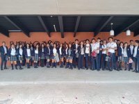 Estudiantes del ITAES visitan la FCA-CVIII-Comitán-Unach.