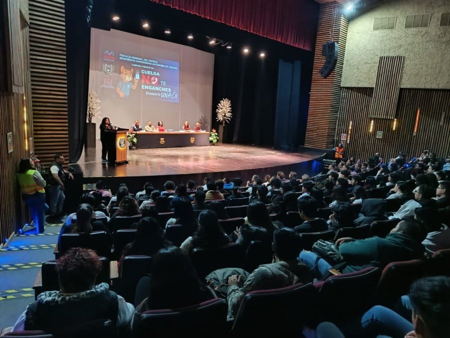 Presentación del Programa: Cuelga no te enganches. Benemérita UNACH