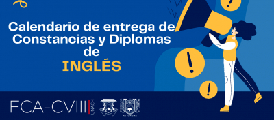 Calendario de entrega de Constancias y Diplomas de Inglés