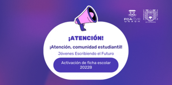 Activa tu ficha escolar 2022B