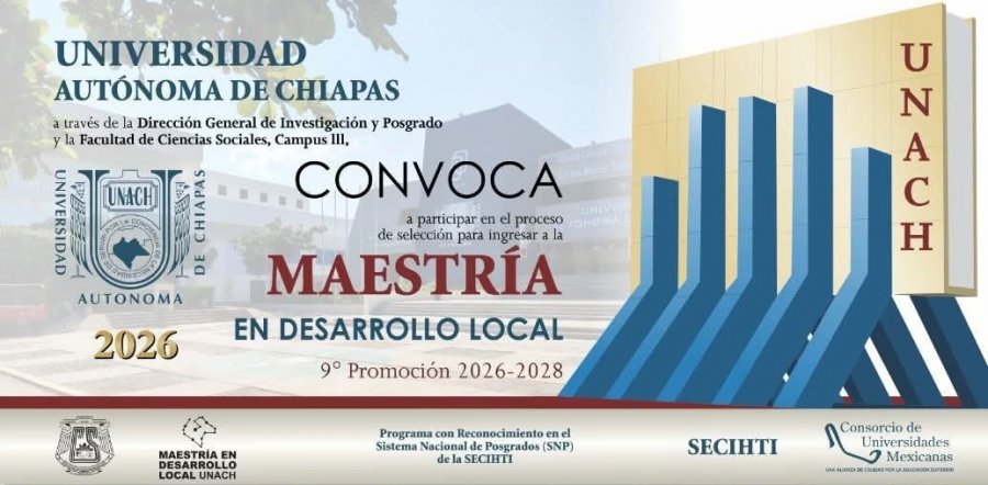 CONVOCATORIA DE MAESTRÍA EN DESARROLLO LOCAL