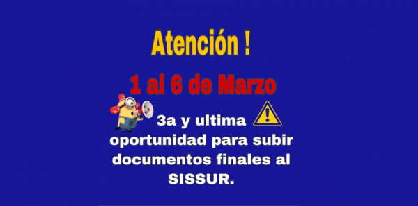 ¡AVISO IMPORTANTE!