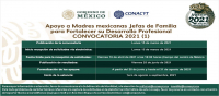 BECAS| &quot;Apoyo a Madres Mexicanas Jefas de Familia Para Fortalecer su Desarrollo Profesional 2021&quot;