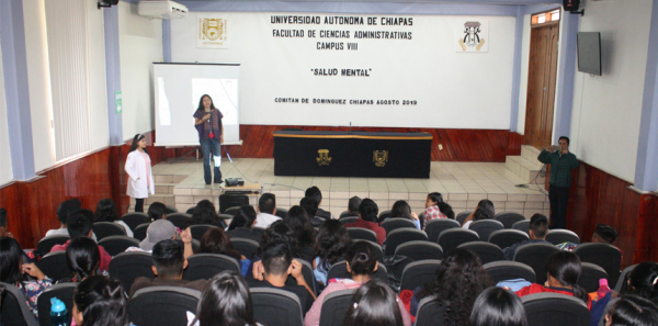 FCA-Campus VIII-UNACH fomenta el cuidado de la salud mental de unachenses.