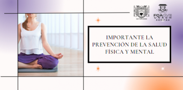 Importante la prevención de la salud física y mental