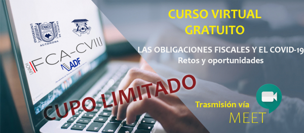 La FCA-CVIII Comitán, te invita al curso virtual GRATUITO