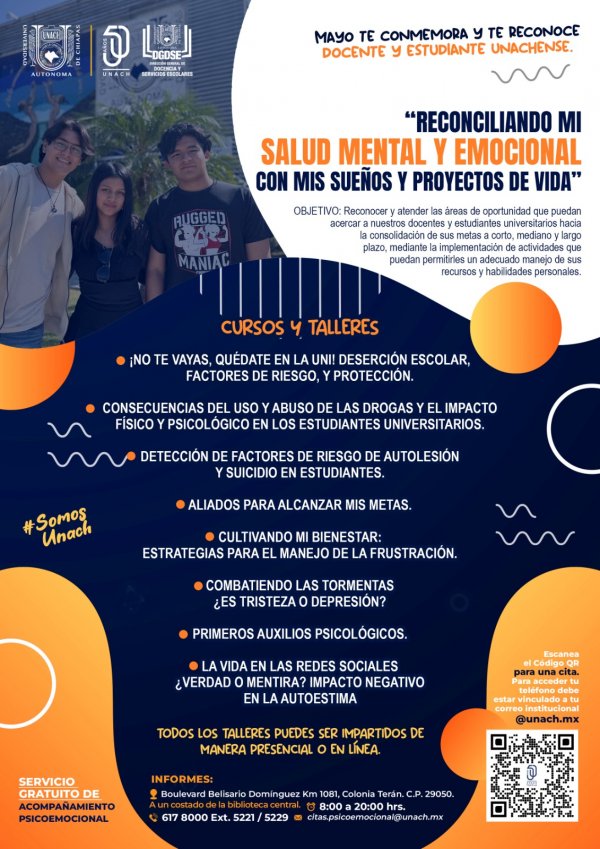 CURSOS Y TALLERES DE SALUD MENTAL Y EMOCIONAL