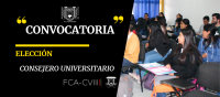 Convocatoria CONSEJERO ALUMNO UNIVERSITARIO