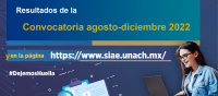 Consulta los resultados de la Convocatoria agosto-diciembre 2022