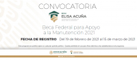 Beca Federal para Apoyo a la Manutención 2021