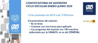 SE EXTIENDE CONVOCATORIA DE ADMISIÓN UV-UNACH