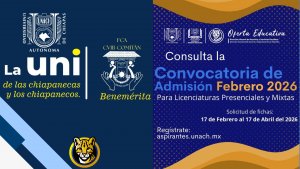 Disponible la Convocatoria de Ingreso – Febrero 2026.