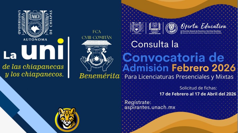 Disponible la Convocatoria de Ingreso – Febrero 2026.